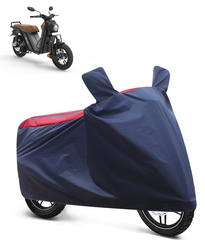 Image of FABTEC Bike /Motorcycle Body Cover Compatible with BNC Motors Challenger(Red & Blue)
