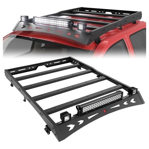 Top Roof Basket with LED Lights
