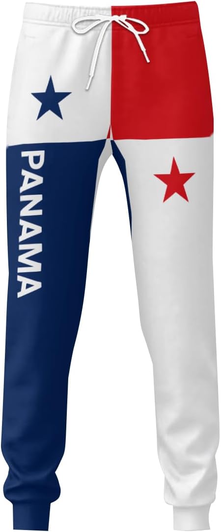 Panama Flag Sweatpants 3D Printed Soft Jogger Long Pants Running for Men Sports