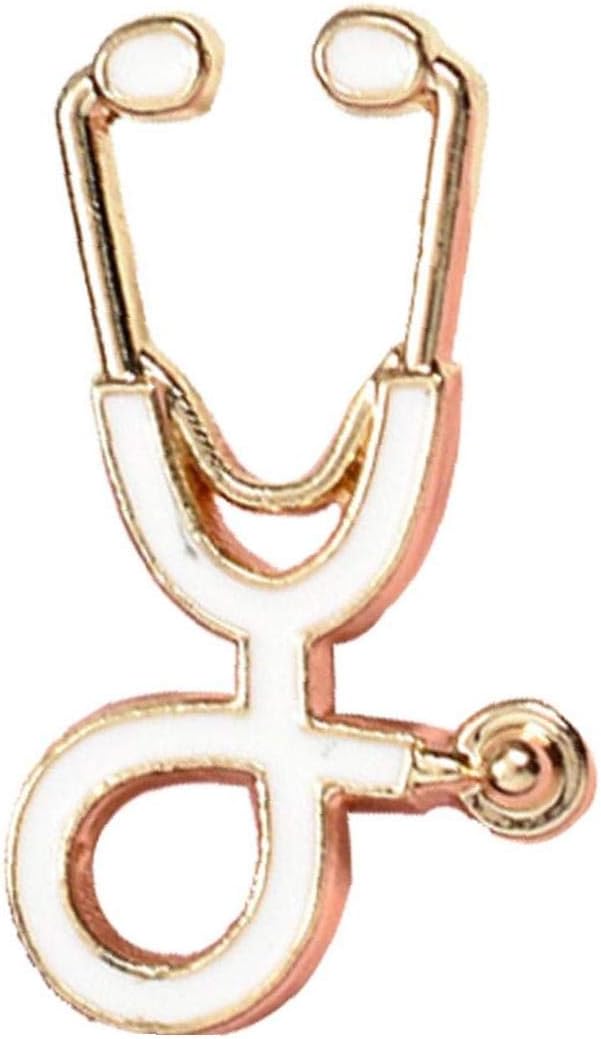 Nurse Stethoscope Enamel Pin Medical Brooches Collar Lapel Pin Badge