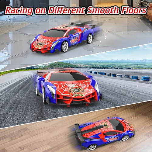Spider Ferngesteuertes Auto Roboter, Transformation RC Remote Car mit Fernbedienung Kinder Spielzeug Jungen Mädchen 3 4 5 6 7 8 9 10 Jahre Spiele Ostern Geburtstag Geschenk Rennauto 2.4GHz 1:18