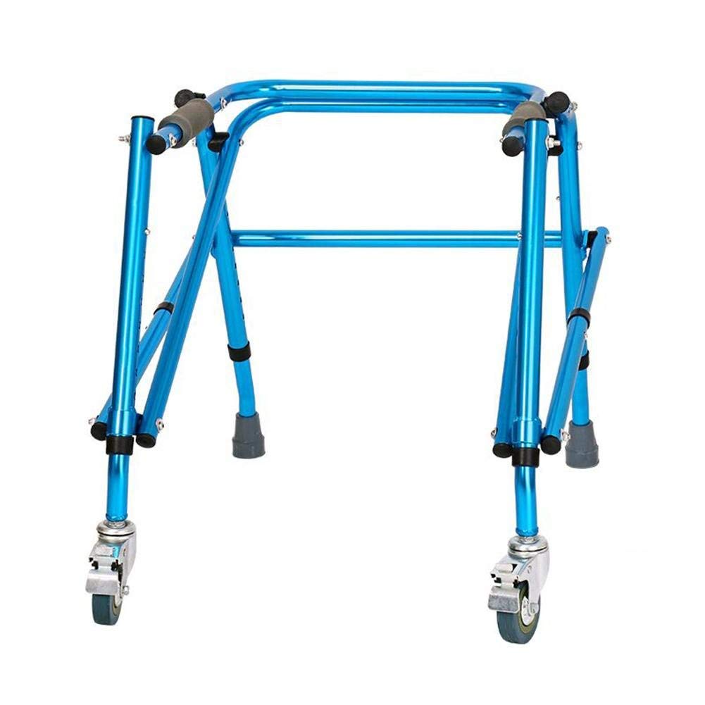 Medyczna lekka aluminiowa wyściełana składana rama do chodzenia na kółkach, chodzik Rollator, pomoce ułatwiające poruszanie się Interesting