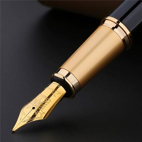 Miniatura 5 de Picasso 902 Gentleman - Bolígrafo estilográfico con tapa de oro negro, bolígrafo de firma con caja original, bolígrafos ejecutivos para negocios y