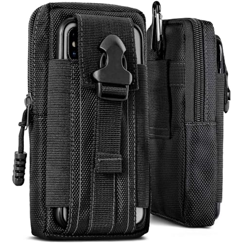Étui plein air Moto G5 Plus housse de ceinture nylon pour randonnée et voyage