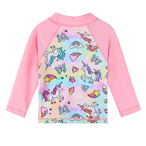 Image of XFGIRLS Toddler Boys' 2-Piece Short Sleeve Swimsuit Trunk and Rashguard