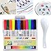Produktbild Magische Wassermalerei, 5/12pcs Whiteboard-Marker in Farbe für Kinder, mit einem Keramiklöffel, Doodle Water Floating Marker, interessante Wassermalstifte für Kinder (12bunt)