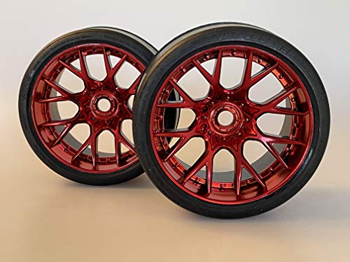 Sweep Racing Monster Truck VHT Crusher Belted Tire on WHD Red Chrome Wheel SWSRC1003RC