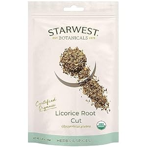 Starwest Botanicals Licorice Root Cut Organic Eco-Friendly (1.59 oz)