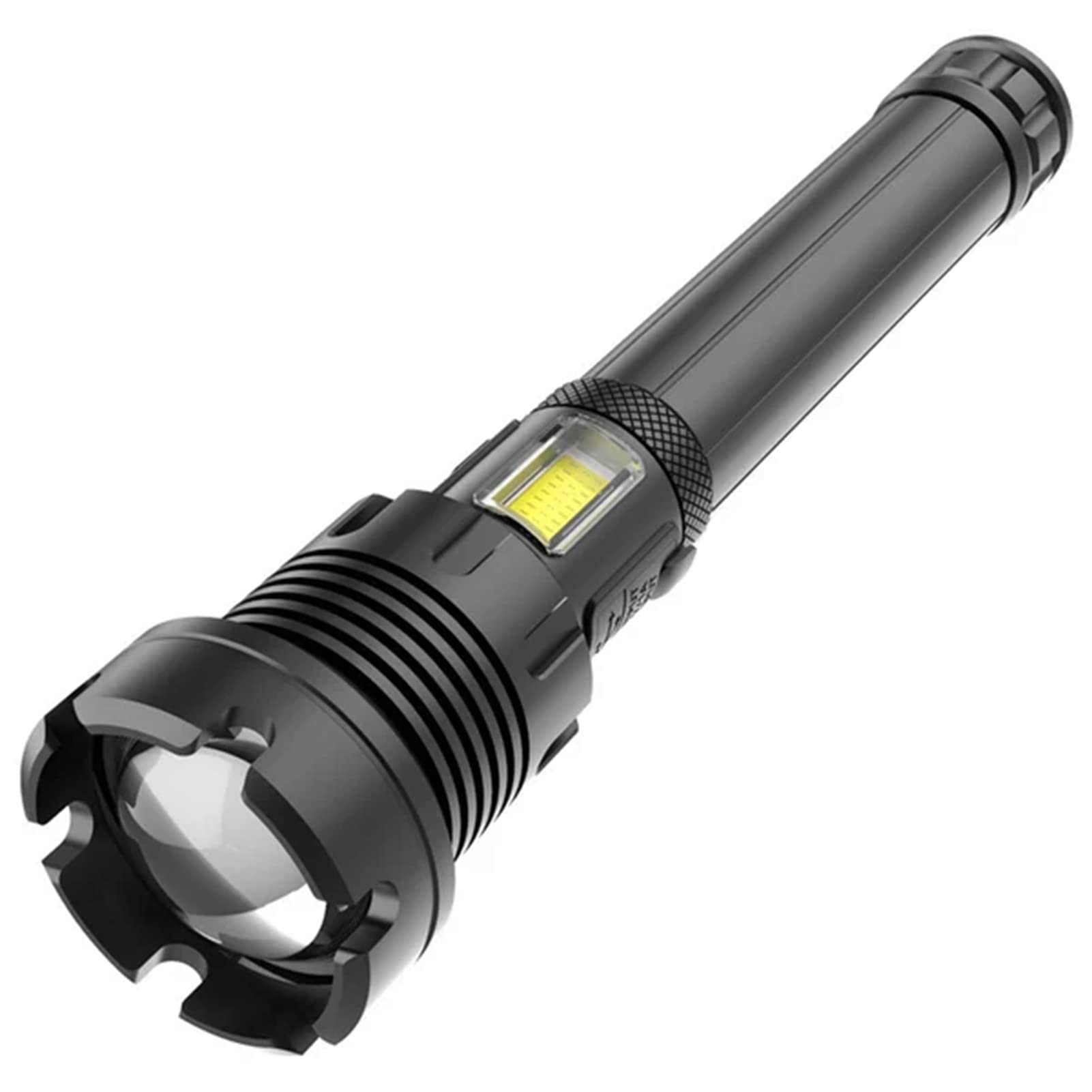 laoonl USB Rechargeable Flashlights Non-slip and 90000 Lumen High Power Practical as Hiking Flashlight