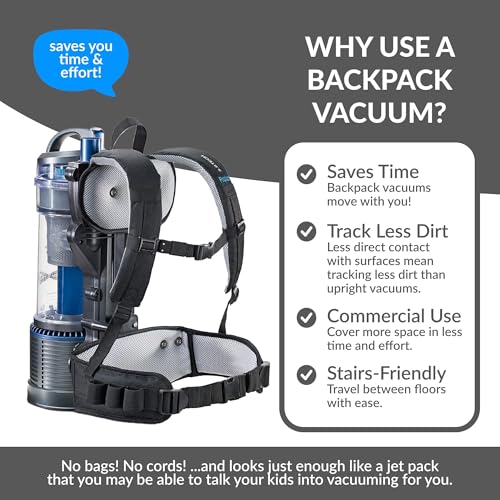 Image of Prolux 2.0 Bagless Backpack HEPA Vacuum - World's Lightest Model