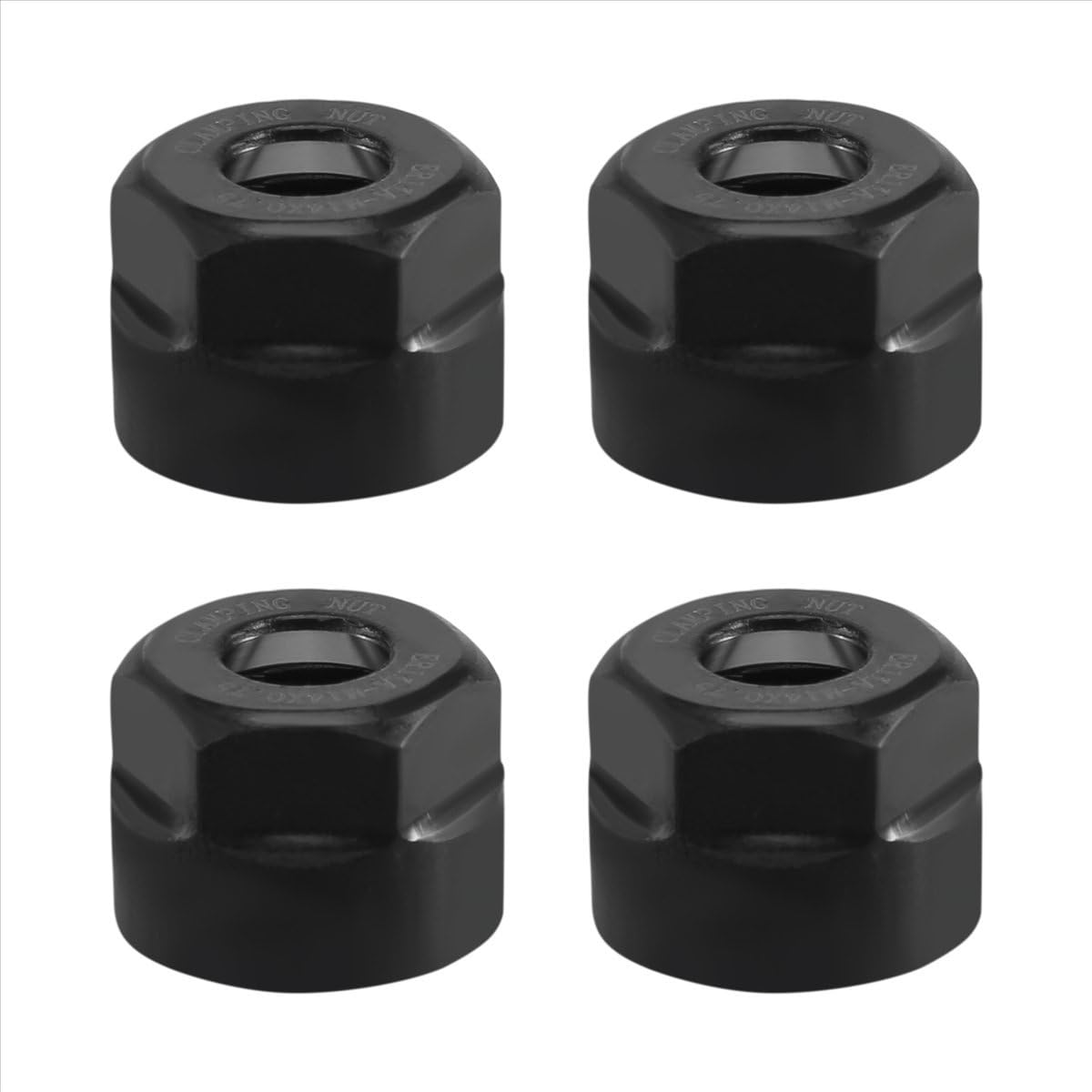 Sankaka 4Pcs ER11-A Type M14 Thread Collet Clamping Hex Nuts, for CNC Milling Chuck Holder Lathe