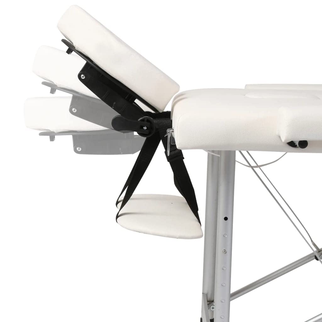 Generisch Massagetisch mit Aluminiumrahmen, faltbar 3 Zonen Creme-Weiß,Gesundheit & Schönheit,Körperpflege,Massage & Entspannung,Massagetische,15.85KG,110089