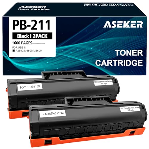 Cartouche toner PB-211 pour remplacer vos encres épuisées sur modèles P2500W et M6500NW - x2