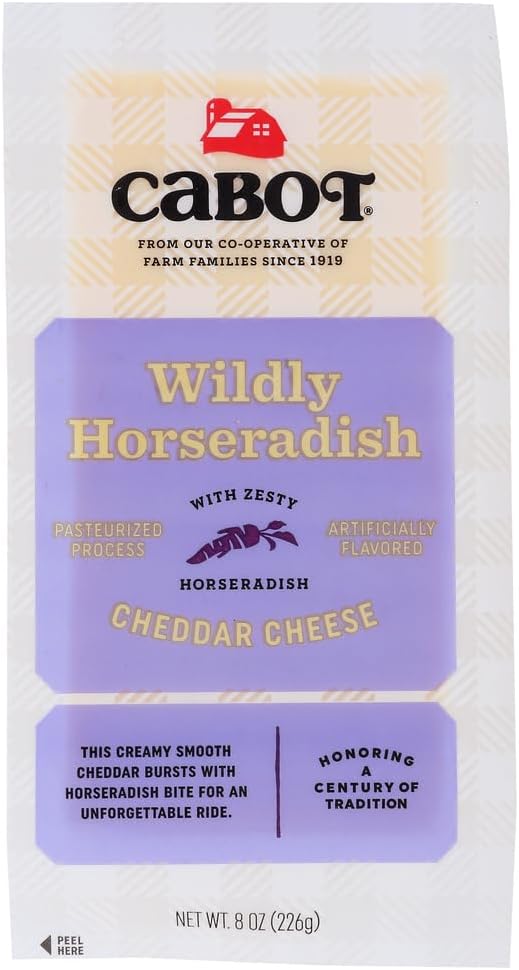 Cabot Horseradish Cheddar, 8oz.