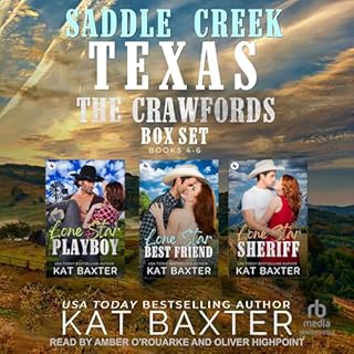 Saddle Creek, TX: The Crawfords Box Set #2 Audiolibro Por Kat Baxter arte de portada