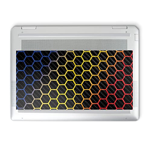 Image of MightySkins Carbon Fiber Skin Compatible with HP Spectre x360 14 inch (2022) Full Wrap Kit - Primary Honeycomb | Protective, Durable Textured Carbon Fiber Finish | Easy to Apply | Made in The USA