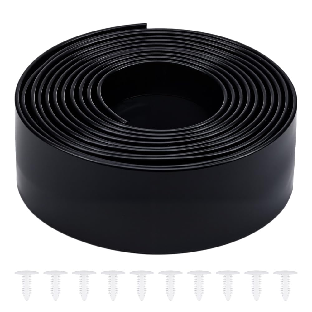 Courroies en vinyle noir de 3,1 m pour réparer facilement vos chaises de terrasse