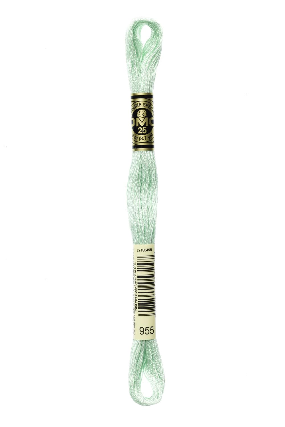 Stranded DMC colourful cotton embroidery thread 8 m ball of yarn. coloris 955