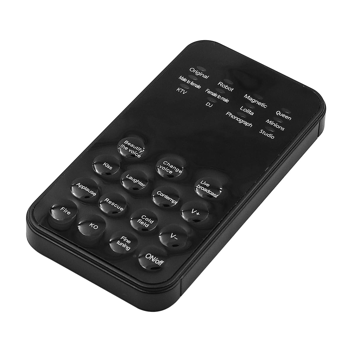 WANGCL Cambiador de voz portátil universal, 12 efectos de sonido, USB, Windows, PC, consola de juegos, móvil, tableta, instrumento de música