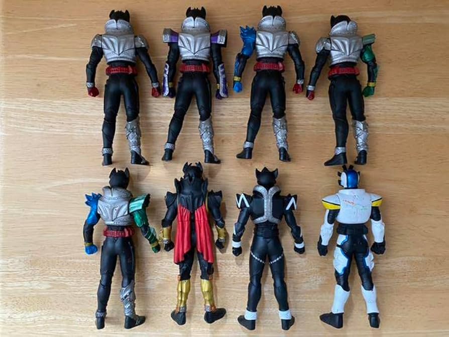 Amazon.co.jp: 仮面ライダーキバ 8体セット rhsソフビ
