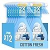 Febreze Fabric Freshener Spray Cotton Fresh 12 x 385ML, Fights Tough Odours Trapped In Fabrics And Leaves A Fresh Scent