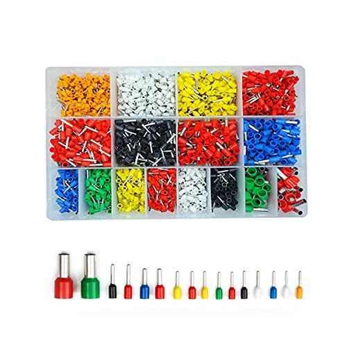 Embouts de câble par lot de 2120 pièces assorties pour sertissage auto et moto