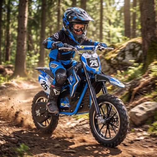 Actionbikes Motors Kinder Elektro Crossbike Gepard (Blau)