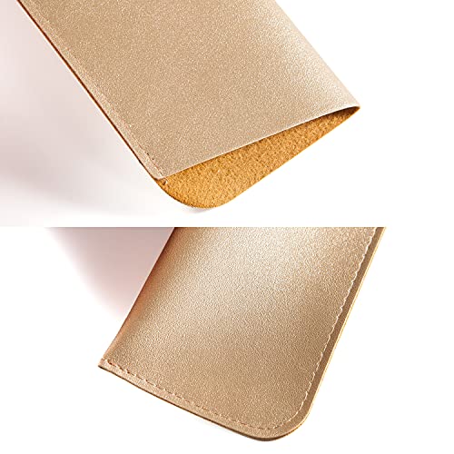 Image of TRIUMPH VISION 3 Pack Reading Glasses Pouch Soft Case Eyeglass Sleeve Slim | Alternative to Bulky Case in bag, Lightweight Lined Padded Protect Optical lens Slip in, Cute Pattern Portable for Daily Use
