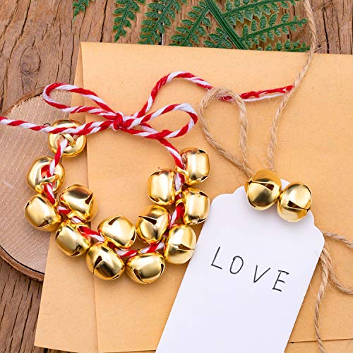 Jingle Bells For Craft, 300 Pieces Bulk Diy Christmas Bells For Decoration, Home Decoration (Silver/Gold, 0.5 Inch) #TOP2