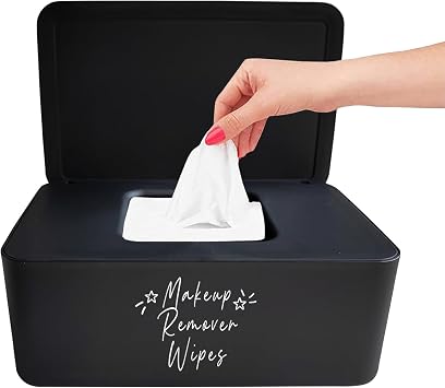 Moorfowl Makeup Remover Wipes Container,7.28" L * 4.80" W * 2.75" H
