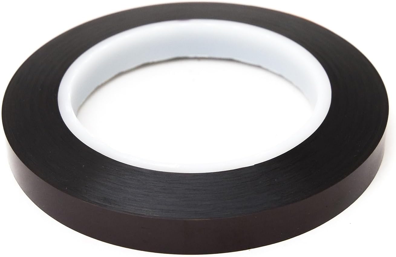 High-Temperature Kapton® Tape, 1 Mil Thick, 5 1/2 Inch x 36 Yards - UL Recognized