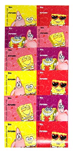 Spongebob Squarepants Valentines Day Gummy Krabby Patties And Stickers Exchange Kit, 7 Ounce #TOP2