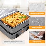 Insulated Double Decker Casserole Carrier, Lasagna Lugger Tote - Image 4