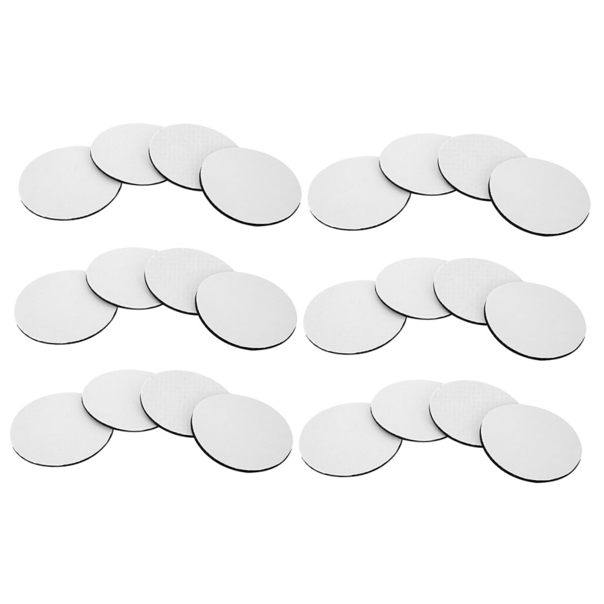 ULTECHNOVO 96 Piezas Posavasos Redondos para Sublimación Coaster Térmico de Transferencia de Calor para Protección de Mesas Cocinas Cafés y Dormitorios Diseño Compacto y Ligero para