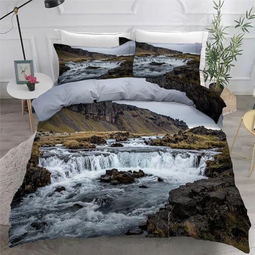 Housse couette 200x200 anti-plis en microfibre douce avec zippe - 6