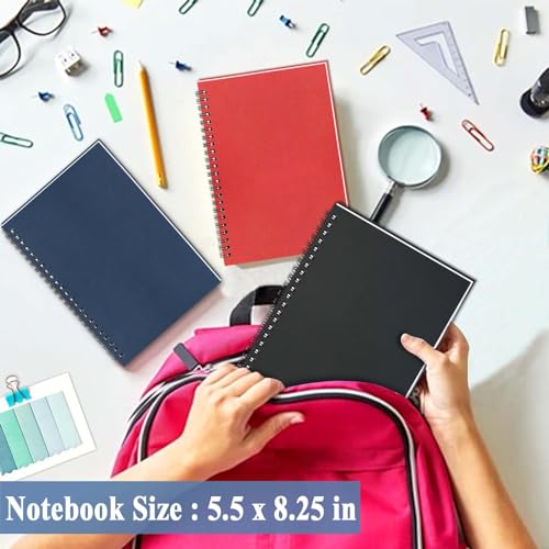 Bloc-notes à spirales A5 GINMLYDA pour organiser vos réunions facilement