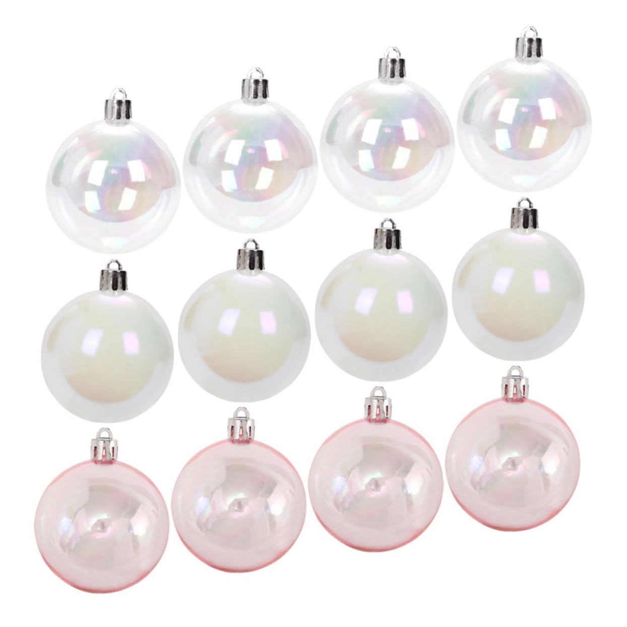 Gatuida 24piezas Adornos Colgantes De Navidad Transparentes para Árbol Bodas y Accesorios De Fiesta para Un