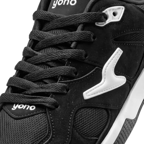 Image of YOHO Men's Sneakers Flo & Blazer | Stylish & Comfortable | Low Top, Lace Up Casual Shoes for Man /Gents