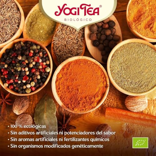 Yogi Tea, Voz Clara - Infusión Ayurvédica con Regaliz, Hinojo y Tomillo - Sin cafeína - 17 bolsitas (30,6g) - imagen 8