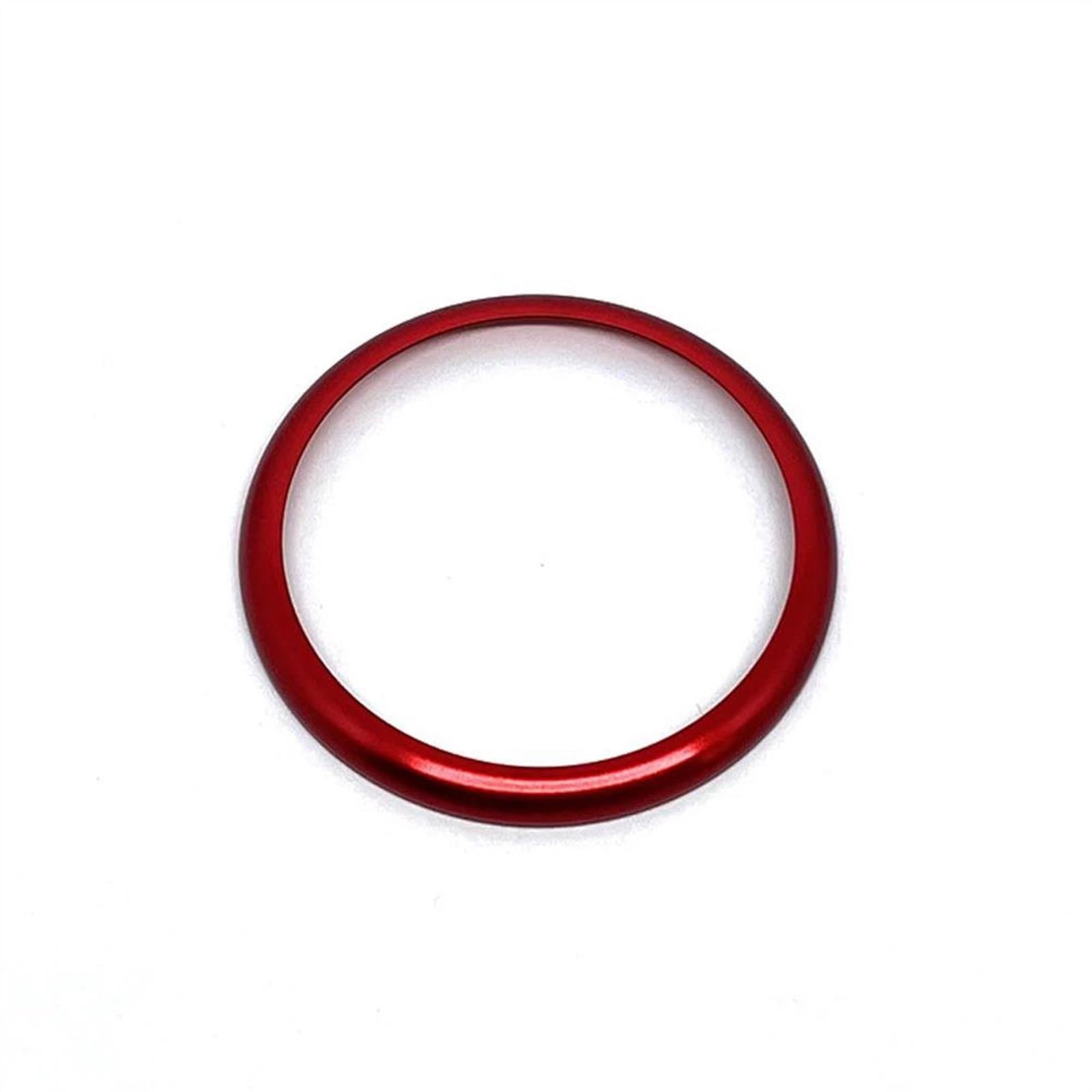 Csspdm Rosso Aluminum Alloy Car Center Console Multimedia Knob Ring Button Sticker Trim For 5 Series G30 X3 G01 2018-2021(Rosso)