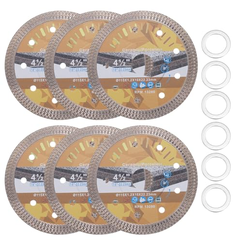 Lame de scie diamant 114mm pour rénover le carrelage et la terrasse en béton