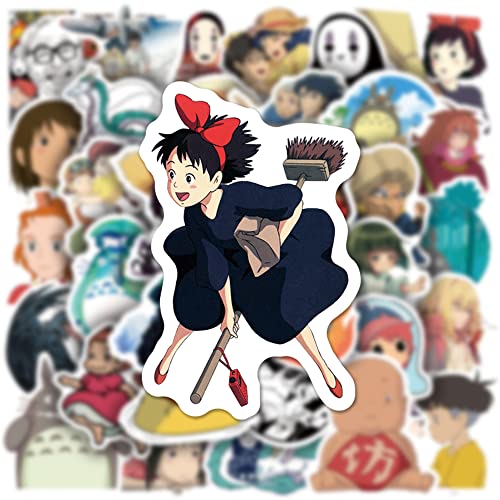 Yangsiw Hayao Miyazaki Stickers Japanese Cartoon Stickers, Studio Ghibli Anime Stickers for Laptop Cars, Phone, Water Bottle - Image 4