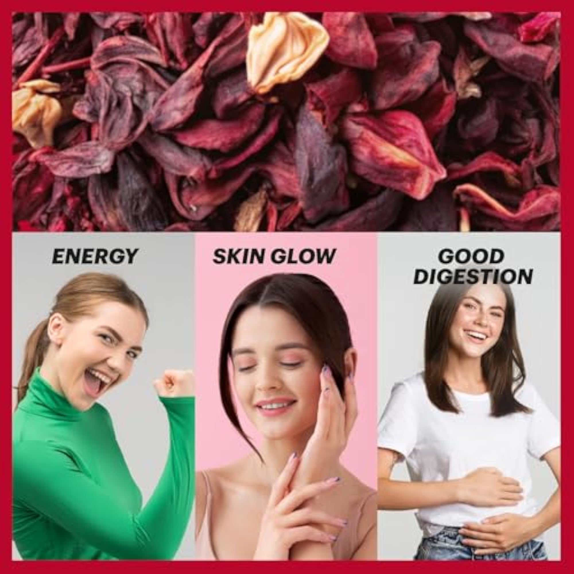 Hibiscus Powder for Hair Growth, 100g