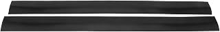 EVGATSAUTO Cubiertas de Estufa de Cocina de Silicona, Cubierta para Contador Anti-óleo de Horno, Protector Negro de 25 Pulgadas (63.5 cm) para 2 Piezas