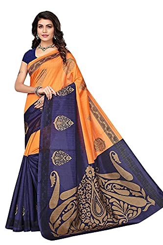 Sari en soie taille unique ajustable avec son haut à coudre