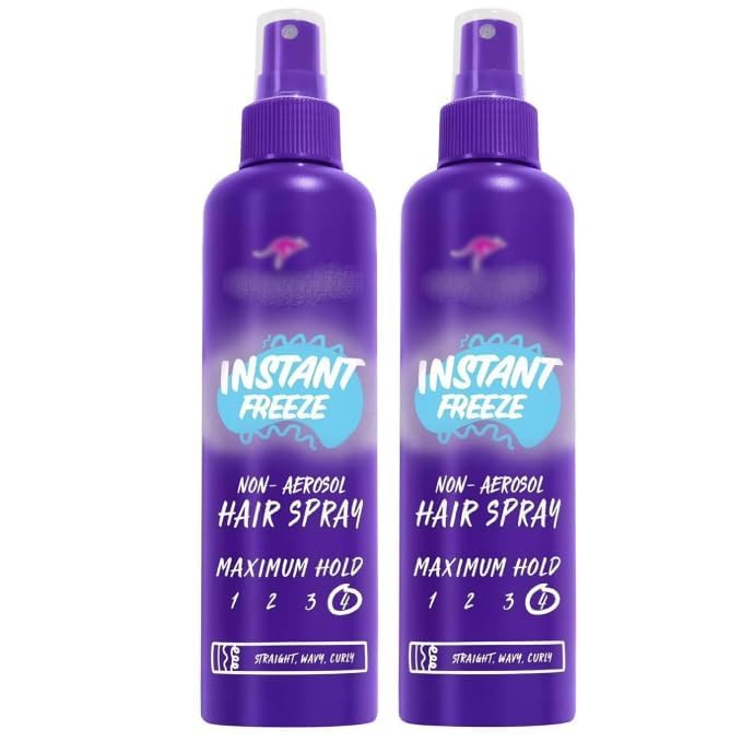 Aussie Instant Freeze Hair Spray for All Hair Types 8.5 fl oz - (Pack Of 2)