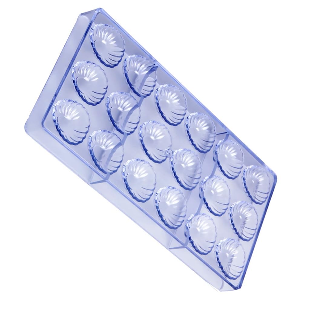 18 Cavity Shell Chocolate Mold for Sea Themed Parties Nonstick Candy Baking Mould Creative Dessert Molds