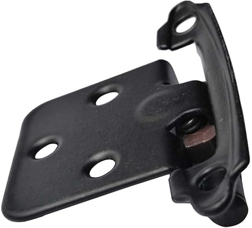 Miniatura 9 de Bisagra tradicional para gabinete, superposición variable, paquete de 10 unidades, bronce rojo aceitado