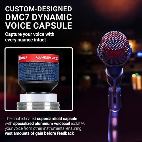 Image of SE ELECTRONICS V7 Push-to-Talk Dynamic Microphone for Singing, Speech & Studio Recording - XLR Handheld Professional Microphone with Supercardioid Aluminum Voice Coil for Huge Gain Before Feedback