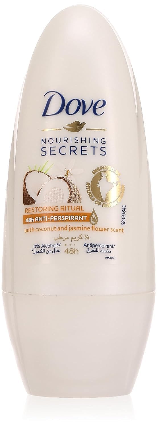 DoveAntiperspirant Roll-On Coconut And Jasmine, 50Ml